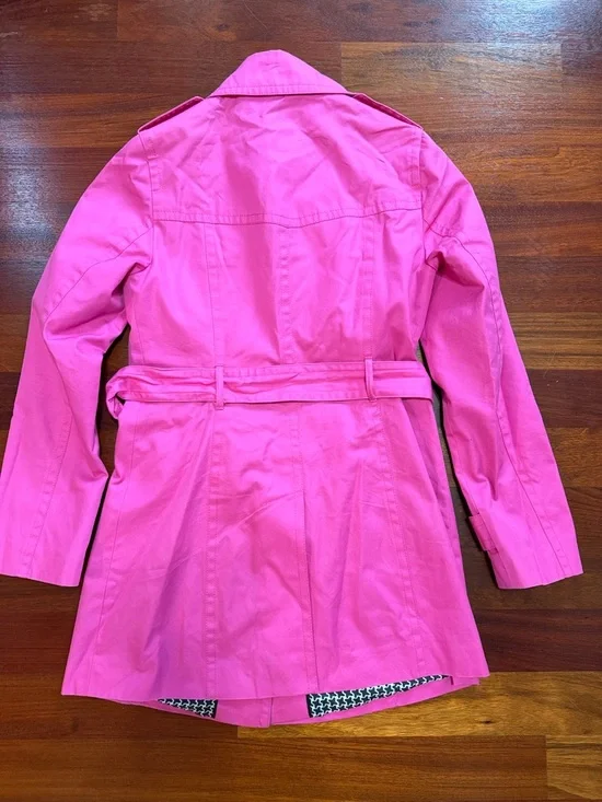 Banana Republic Pink Trench Coat - Picture 3 of 5